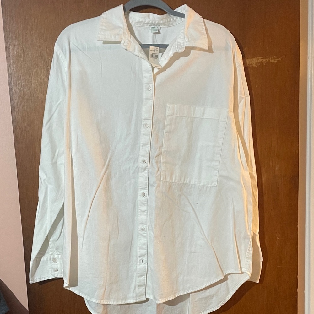 Aerie oversized Oxford style shirt